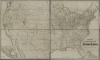 1882 Huge Four-Sheet Colton Railroad Map of the United States