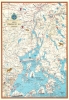 1972 Phillips Pictorial Map of Upper Penobscot Bay, Maine