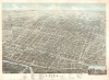 1873 Brosius Bird's-Eye View of Utica, New York