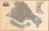 1838 S.D.U.K. City Map or Plan of Venice, Italy