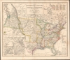 1848 Streit Map of the United States of America, w/ Republic of Texas