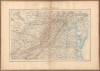 1890 Vorzet Map of Virginia (incl. West Virginia) and Maryland, U.S. Civil War