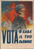 1948 Italian Persuasive Poster, 1948 Elections, Cold War