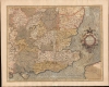 1595 Mercator Map of Southeast England, including London (First Edition)