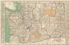 1901 Millroy and Egan Map of Washington State