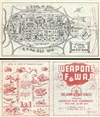 1944 U.S. Army Weapons of War Map of the Great Lawn, Central Park