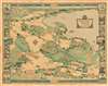 1943 Sturges Pictorial Map of Wellesley College