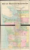 1892 W. H. Pumphrey Map of Western Washington
