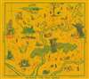 1931 Slesinger Inc. Winnie-the-Pooh Game Map of the Hundred-Acre Wood