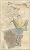 1851 U. S. Geological Corps Geological Map of Wisconsin, Iowa and Minnesota