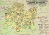 1971 Polish Multilingual Map of Nazi Crimes in the Voivodeship of Krakow