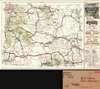 1932 Julius Muller Map of Wyoming and the State's Highways